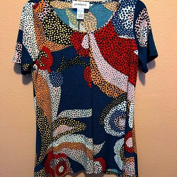 Peck & Peck colorful blouse - Picture 1 of 10